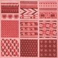 thumbnail image 1 of Ahgly Company Machine Washable Indoor Square Transitional Light Coral Pink Area Rugs, 7' Square, 1 of 7