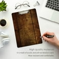 thumbnail image 3 of FORMRS Acrylic Clipboard with Low Profile Clip Standard A4 Letter Size, 12.5" x 9", Wood Grain, 3 of 8