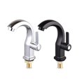 thumbnail image 6 of Beisidaer ABS Bathroom Basin Faucet Water Purifier Single Lever Hole Tap Single Cold,Silver, 6 of 7
