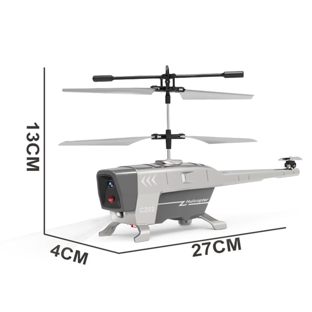 Helicóptero RC de 2,4 GHz Avión de control remoto para evitar obstáculos (3.5CH Grey) | Walmart en línea