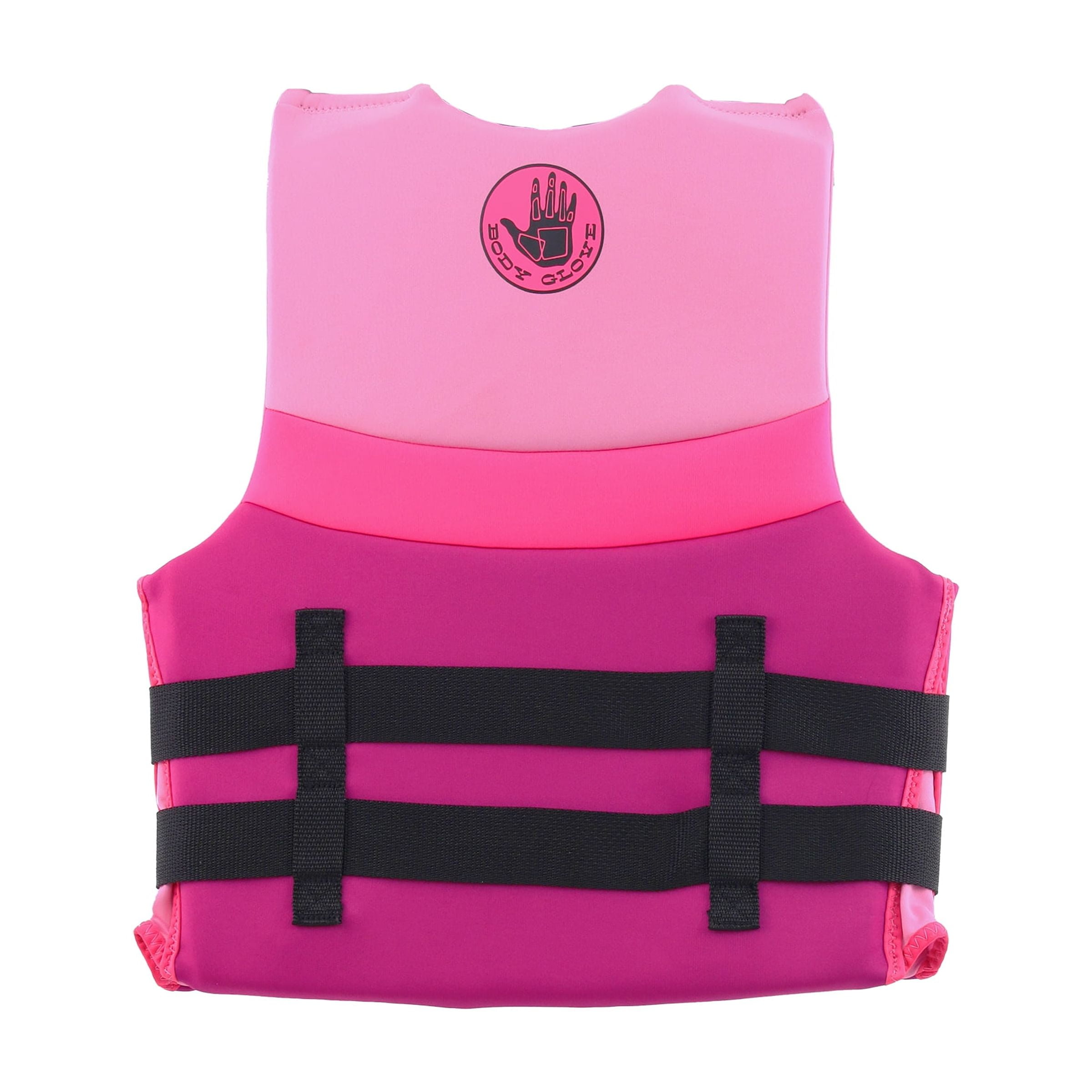 Body Glove Youth Neoprene PFD Life Jacket and Vest, Girl, 55-88 lbs., Pink