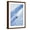 Brown Frame, variant on Art.com Skier on Steep Slope, Elevated View Photo, 12" x 18"