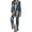 Style-2, variant on Top-kevin Pajama Sets for Womens Purple White Checker Loose Button Down Long Sleeve Shirts And Pants Set