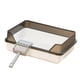 thumbnail image 3 of Bandeja de arena para mascotas, inodoro, capacidad de 22 libras, caja de arena para gatos, para conejos gris negro, 3 of 9