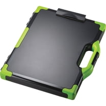 Officemate Carry All Clipboard Storage Box, Letter/Legal Size, Black and Green (83325)