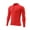 Red, variant on Wancir Men's Quarter Zip Pullover Sweats Long Sleeve Active Performance Shirt Athletic Quick Dry Tops
