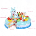 thumbnail image 3 of Uinagy Pretend Birthday Cake Toy Children's Simulation Kitchen Cake Fruit Cutting Fun Children's Educational Game * 1Pcs, 3 of 6