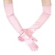 thumbnail image 1 of Xiao Hua Guantes de satén clásicos para adultos, largos, color rosa, 55 cm, 1 of 5