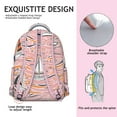 thumbnail image 3 of Vibrant Tropical Themed Waterproof Bookbag, Lightweight & Breathable Design for Students & Commuters, 3 of 4