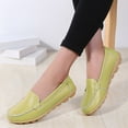 thumbnail image 5 of Juosiy Women's Non Slip Work Shoes Comfortable Dressy Loafers Casual Round Toe Moccasins Driving Flats, 5 of 7