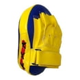 thumbnail image 2 of Boxing Strike Curved Thai Pad MMA Focus Mitts Muay Thai Pads Yellow Blue, 2 of 6