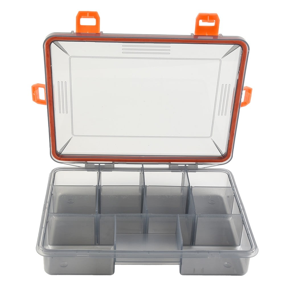 Fishing Tackle Box, Floating Storage Box, Portable Tackle Box Organizer with Storing Tackle Set Plastic Storage, Fishing Lure Boxes Bait Storage Case