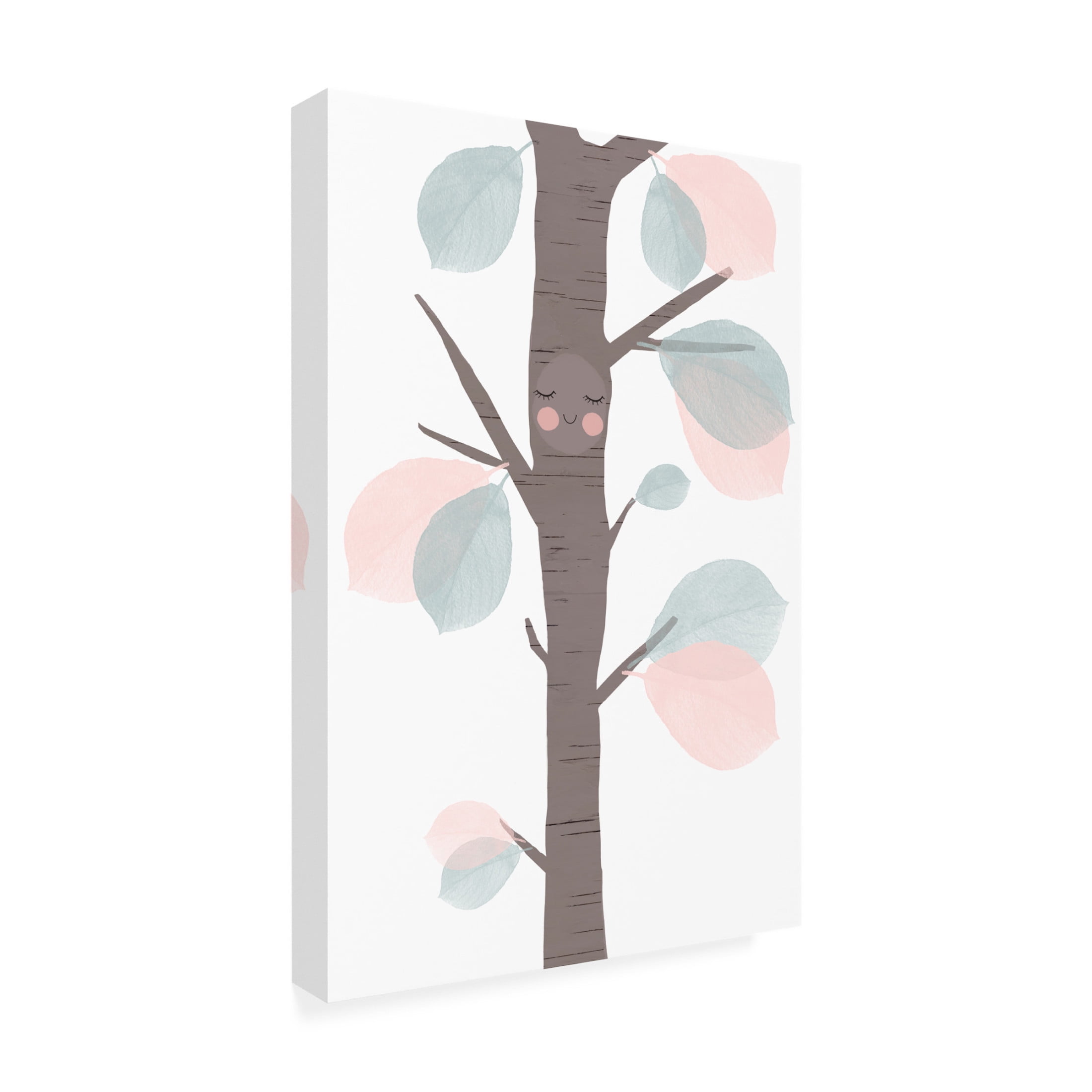Canvas Wall Art - Treechild 'Little Tree' Wall Art for Living Room, Bedroom, or Office D?cor by Trademark Fine Art - 12 x 19 Inches