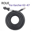 thumbnail image 6 of Cleaning Hose Nylon Braided Spiral Hose With Stainless Steel Nozzle For K2, K3, K4, K5, K6, K7 High Pressure Meter, 6 of 8