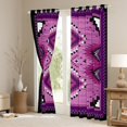 thumbnail image 3 of Homewish Orchid Boho Aztec Blackout Curtains Set of 2 (52x84 Each), Western Bohemian Old Fashion Window Curtains, Teens Adult Women Men Curtains and Drapes, Window Curtains Home Decor, 3 of 5