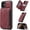 Red, variant on Case for iPhone SE 2022 5G/iPhone 7/iPhone 8/iPhone SE 2020, Vintage PU Leather Case RFID Blocking Zipper Wallet Cover Card Slots Magnetic Kickstand Shockproof case for iPhone SE3/SE2 - Blue