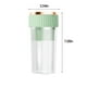 thumbnail image 3 of Batidora portátil USB recargable - exprimidor personal de 450 ml para batidos y batidos con 6 cuchillas, batería de 1500mAh, diseño adaptado para viajar en blanco, verde y rosa, 3 of 9