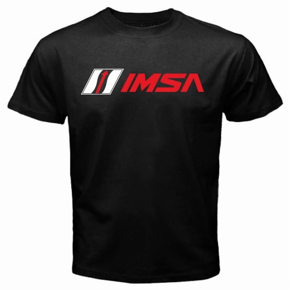Reprint Rare IMSA International Motor Sports Association Men's Black T-Shirt Size S to 4XL