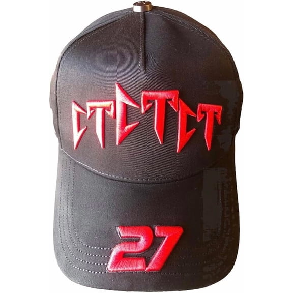 El Barbas Hats X CT “CT Racing” Hat Black with Red Embroidery 27