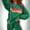 Green, variant on MORTTIC Women's Striped Long Sleeve Crewneck Sweatshirt & Pants Set - Stretchy Elastic Waistband, Fall Winter Home & Sportswear Outfit