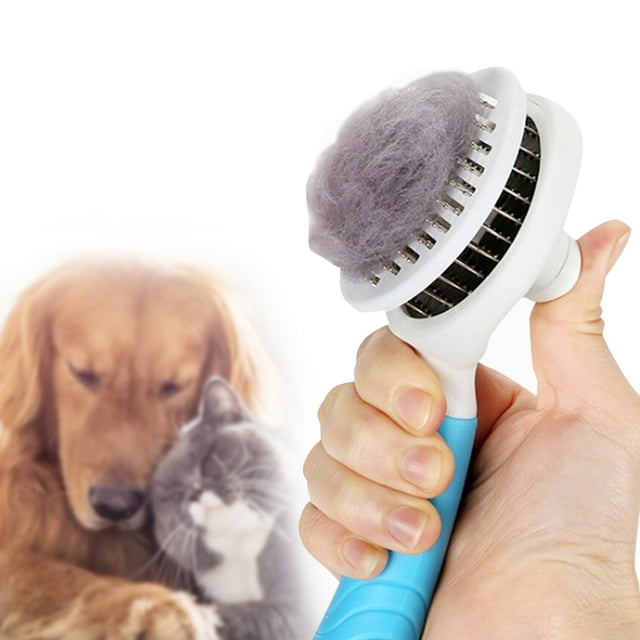 Pet Comb Stainless Needle Ergonomic Pet Grooming Comb Pet Hair Comb for Cat Dog