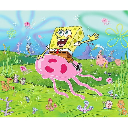 Spongebob Jfish Wall Mural