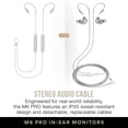 thumbnail image 6 of MEE audio M6 PRO Musicians' In-Ear Monitors Wired + Wireless Combo Pack w/ Cable + Bluetooth Adapter (Clear), 6 of 10