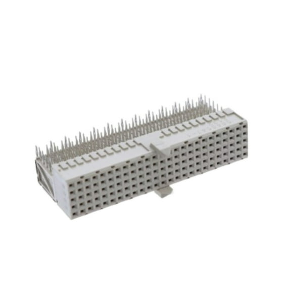 5646547-1 Connector 138 (125   13 Ground) Position Receptacle, Female Sockets Connector 0.079 (2.00mm) Board Edge, Through Hole, Right Angle