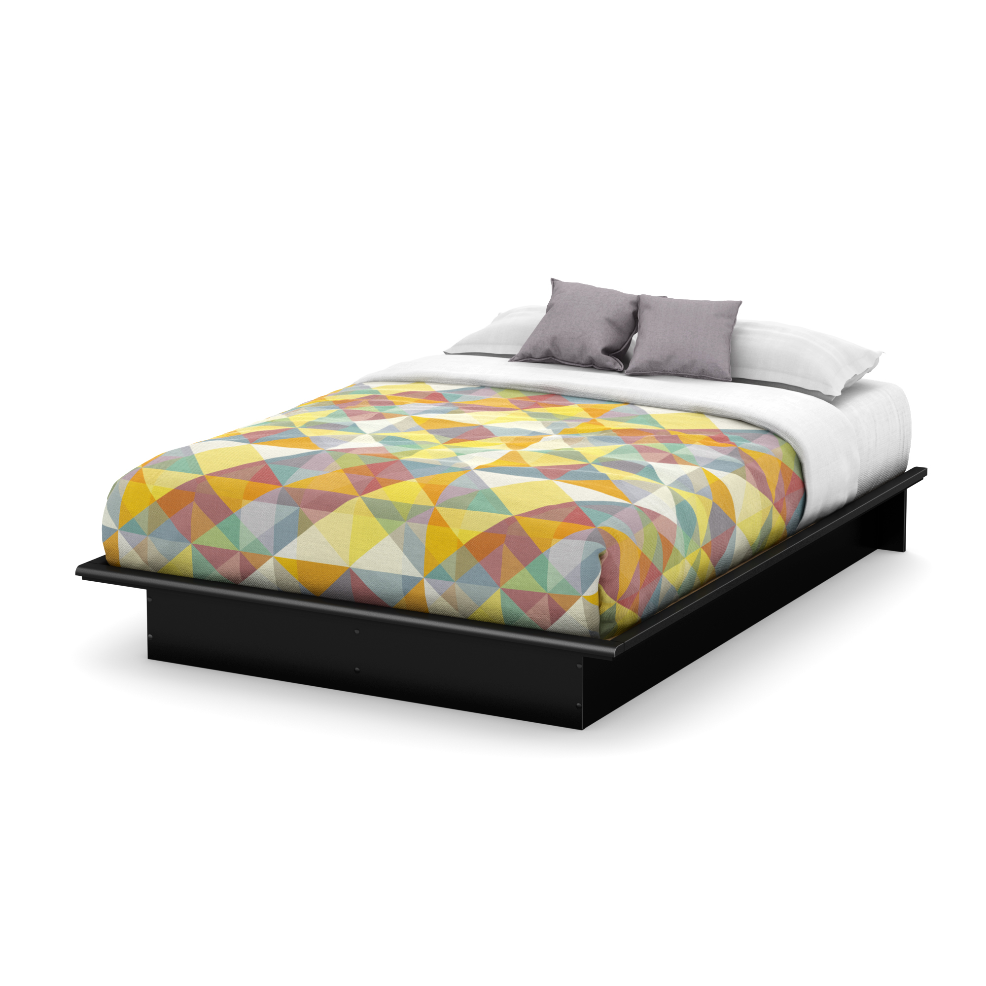 South Shore Basics Platform Bed with Molding, Multiple Sizes and Finishes - image 5 of 7
