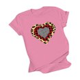 thumbnail image 1 of Pompotops T-Shirt Décontracté à Manches Courtes Col Rond Ample pour Femmes, 1 of 3