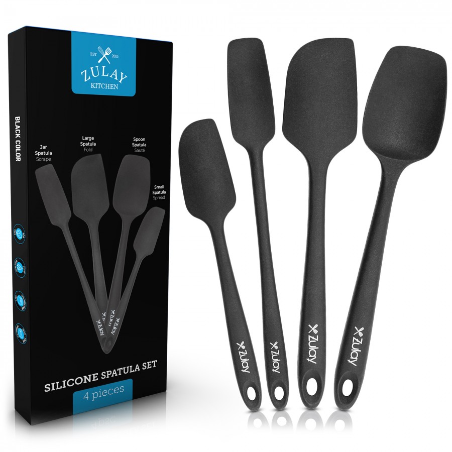 Zulay Kitchen Heat Resistant Spatula Set