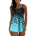 thumbnail image 3 of Women‘s Tankini Swimsuits Two Piece Tummy Control Bathing Suits Tank Top With Boyshorts Swimwear, 3 of 8