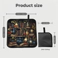 thumbnail image 3 of Library Books Magic Cool Foldable Seat Cushion for Bleachers, Stadium Seats, Camping & Outdoor Events, Portable Lightweight Pad with Carabiner, 3 of 6