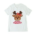 thumbnail image 3 of mgoYE Mom Christmas Family Matching Pajamas Mama Xmas Mother Short Sleeve T-Shirt(White,XL), 3 of 9