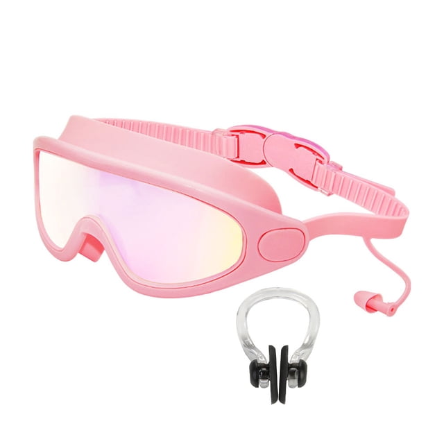 Eigraketly Niños Natación Gafas ajustables Piscina Impermeable Gafas a prueba de fugas Gafas Gafas Accesorios de equipo deportivo Deportes acuáticos Tipo 1 Rosa