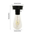 thumbnail image 3 of Outdoor Solar Powered LED Bulb Light | Waterproof Plastic Construction | Automatic Dusk to Dawn Lighting | Easy Install No Wiring Required | 1-Pack, 3 of 5