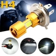 thumbnail image 2 of H4 HS1 Faro de motocicleta LED COB Chip 3400lm Lámpara súper brillante, 2 of 9