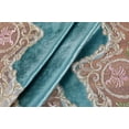 thumbnail image 2 of Nvzi Damask Lace Patchwork Tablecloth Luxury Square Small Table Cover Elegant Floral Embroidered Lace Table Cloth for Party Kitchen Dinning Picnic Decoration (Type M,22x22), 2 of 2