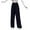 Black, variant on ABATAB Women's Plus Size Work Ruched Straight Leg Pants Dress Pants High Waisted Slacks Trousers Business Casual with Pockets