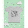 thumbnail image 3 of Set Of Cats And Doodles T-Shirt Infant -Image by Shutterstock,  18 Months, 3 of 4