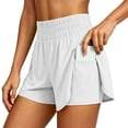 thumbnail image 2 of Womens Running Athletic Shorts Quick Dry Casual Cycling Tennis Workout Yoga Lounge Hiking Jogging Shorts with Liner Pockets, 2 of 10