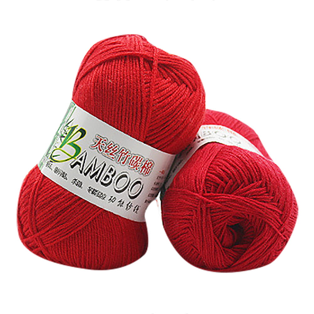 Gobestart New 100% Bamboo Cotton Warm Soft Natural Knitting Crochet ...