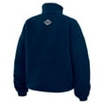 thumbnail image 3 of Women's WEAR by Erin Andrews Navy Dallas Cowboys Polar Fleece Half-Zip Jacket, 3 of 5