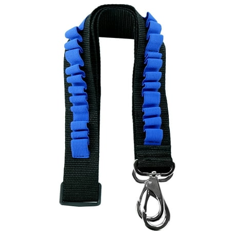 BOROLA Bandolier Toy Gun Soft Bullets Shoulder Strap Adjustable Clip Charger Darts Ammo Storage Belt Compatible for Nerf Blasters (2 Point Tactical Shoulder Strap, Blue)