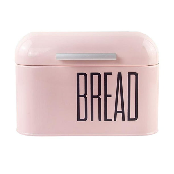 metal Contenedor de cocina con tapa para adería Gloria Contenedor de almacenamiento de pan de encimera