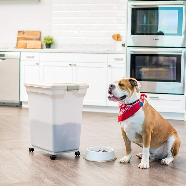 Airtight pet food storage bin deals