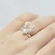 thumbnail image 4 of Anillo de asta de ciervo, anillo de dedo vintage, anillos de oro rosa con flores, regalo de Navidad para mujeres (#7), 4 of 6