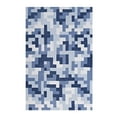 thumbnail image 2 of Modway Andela Interlocking Block Mosaic 5x8 Area Rug in Multicolored Light and Dark Blue, 2 of 6