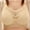 Beige, variant on ALLLIST Wirefree Bras for Women Embroidery Black Bralette Seamless T Shirt Ladie's Bras Size M-2XL