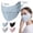 Blue, variant on UV Face Shield Mask - Breathable Sun Protection Face Cover, Lightweight Thin Nylon Outdoor Face Shield, Windproof Sun Cover for Cycling Hiking Running Travel, Soft Skin Friendly Makeup Organizers